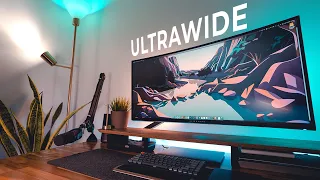 2022 Home Office Setup | Ultrawide DIY Desk Upgrade + Tour