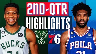 Philadelphia 76ers vs. Milwaukee Bucks Highlights HD 2ND-QTR | NBA October 26, 2023