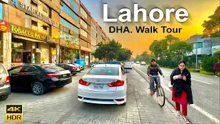 Lahore 🇵🇰 DHA Phase 5 Walking Tours. 4K HDR