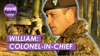 Prince William 'Attacks Enemy Positions' As New Colonel-in-Chief of Mercian Regiment