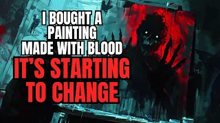 I once knew a painter who used to mix blood in his paintings. They're acting rather strange