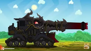 monster hybrid vs Hellish Bertha . Cartoons about tanks . vedio credit  to Home Animations