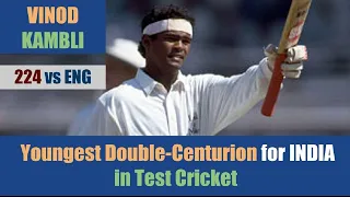 VINOD KAMBLI | 1st Test Ton | 224 @ Wankhede | 3rd TEST | ENGLAND tour of INDIA 1993