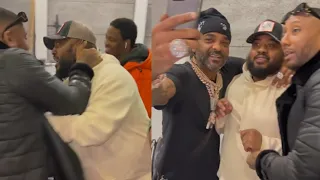 Queenz Flip FINALLY gets the hug he wanted from Maino & Jim Jones but not the way he planned