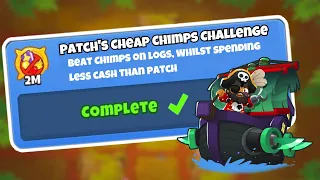 Patch's Cheap CHIMPS Challenge GUIDE  *NO ABILITIES* | BTD6