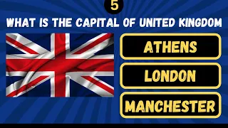 Guess The Capital Of Country | Capital City Quiz 🌍|