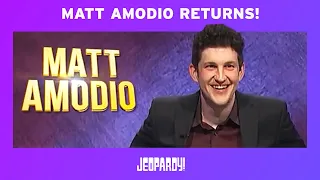 Jeopardy! Champion Matt Amodio Returns September 13! | JEOPARDY!