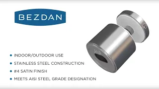 Bezdan Stainless Fascia Mount Adjustable Standoff