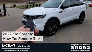 2022 Kia Sorento | How To Use Your Remote Start!