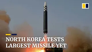 North Korea releases images of its largest intercontinental ballistic missile test launch yet