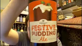 #824 Greene King | Festive Pudding Ale 6%ABV Winter Warmer (British Ale)