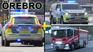 Police, Fire Department and ambulance in Örebro Sweden - part 3