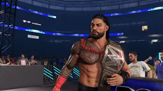 WWE 2K23 Roman Reigns vs. Brock Lesnar Summerslam 2022 PS5 gameplay