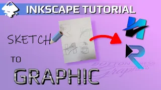 Sketch To Graphic In INKSCAPE 1.3