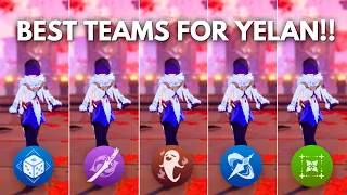 7 BEST TEAMS for YELAN!! [ Genshin Impact ]