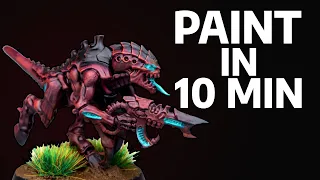 How to Speed Paint Epic Tyranids In 10 Min! (No Airbrush)