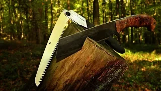 Säge vs Messer Im Survival Training - Ausrüstung für Outdoor