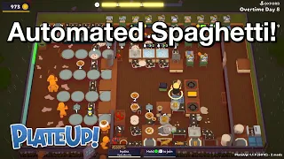 Solo Day 1 to Auto Spaghetti on OT8! - Automation - PlateUp!