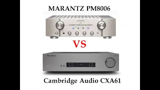 ① [Sound Battle] MARANTZ PM8006 vs Cambridge Audio CXA61 (Vanessa Fernandez - Tripping Out)