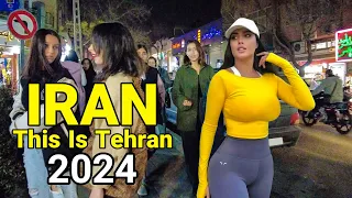 This Is Tehran 🇮🇷 IRAN 2024 Night Walk Vlog ایران