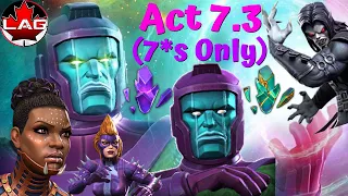 Carina's Challenge 7 For 7! Act 7.3 Using ONLY 7-Star Champions! Kang Boss Fight! Final Day! - MCOC