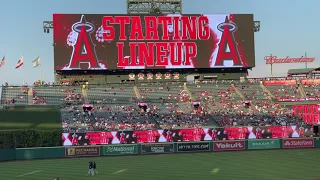 Los Angeles Angels vs. New York Yankees Starting Lineups (Angel Stadium, 8/31/2021) エンゼルス　イントロ  大谷翔平