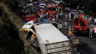 Al menos 23 muertos en un accidente de autobús en Honduras