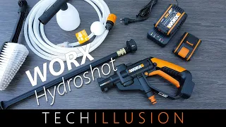 🔥WORX Hydroshot Akku Hochdruckreiniger im Test - Worx  WG625 Portable Power Cleaner - Review & Test