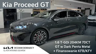 Kia Proceed GT [1.6 T-GDI 204KM 7DCT] GT w kolorze Dark Penta Metal + propozycja FINANSOWANIA