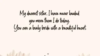 Песня для сестры на свадьбу  cover from Liliia Lis to the best sister ever