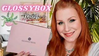 UNBOXING GLOSSYBOX MARCH BEAUTY SUBSCRIPTION BOX - COSTS £10 WORTH OVER £70