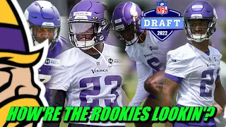 How are the 2022 Minnesota Vikings Rookies Faring at Training Camp?