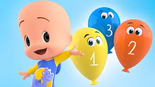 Cuquin’s Colorfull Balloons | Learn the colors with Cuquin and his friends
