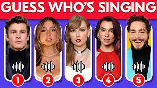 Guess WHO'S SINGING 🎤🎵 | Most Popular Songs | Olivia Rodrigo, Taylor Swift, Post Malone, Tyla