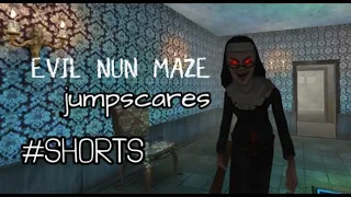 Evil Nun Maze jumpscares in "Normal, Slow-mo and Reversed".