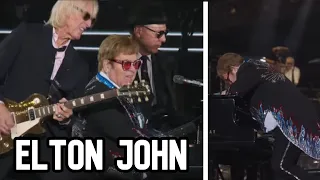 Elton John tired on stage after a legendary moment (Levon)