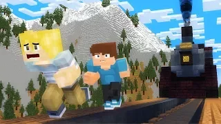 Minecraft Train! Stand by Me Scene Animation