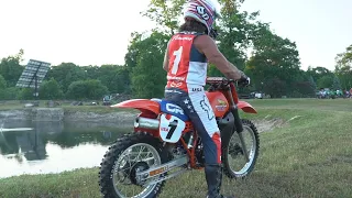 The "AIR HAMMER" 1984 Honda CR500