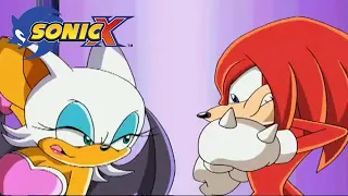 Sonic X | Knuckles vs Rouge!! Knuckles the Gentleman