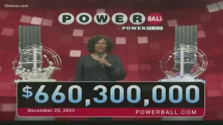 Powerball Winning Numbers: December 25, 2023 | $660.3 million