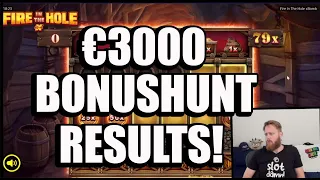 Results €3000 Friday Bonushunt: finally profit again?