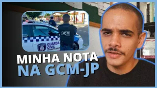 Minha nota na GCM João Pessoa