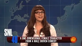 Weekend Update: One Dimensional Female - Saturday Night Live