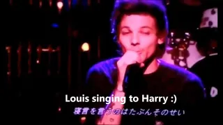 Louis Tomlinson: singing little things to harry