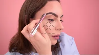 خطوات استعمال قلم الحواجب Brow Contour Pro من Benefit Cosmetics 1