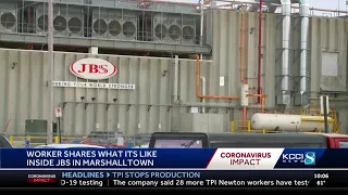 Employee tells what's going on inside Marshalltown meat packing plant