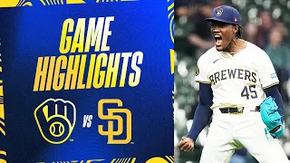 Padres vs. Brewers Game Highlights (4/17/24) | MLB Highlights