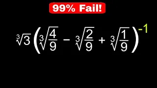 🔴 99% Fail! || Can You Simplify This Cube Root Problem ?