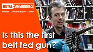 Was this the world's first belt fed gun? With weapon and firearms expert Jonathan Ferguson