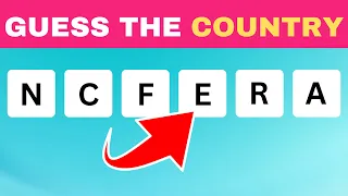 🚩 Can You Guess the Country by its Scrambled Name? 🌎